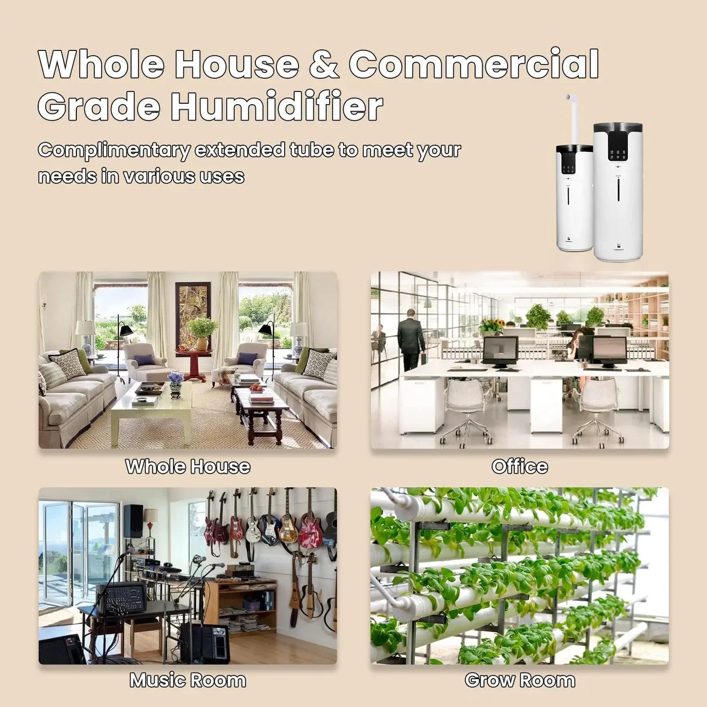 Cool Mist Top Fill Floor Humidifiers